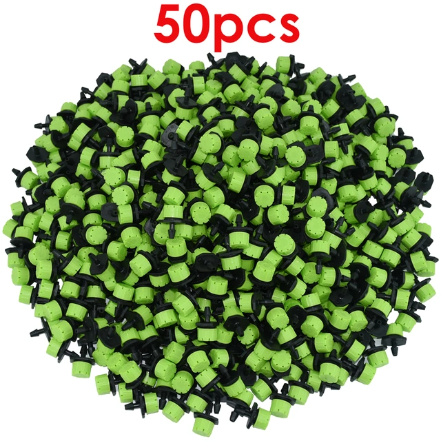 30-1000PCS 4/7mm Garden Irrigation Nozzle Adjustable Dripper Watering Sprinkler Emitter Micro Drip Balcony Yard Greenhouse