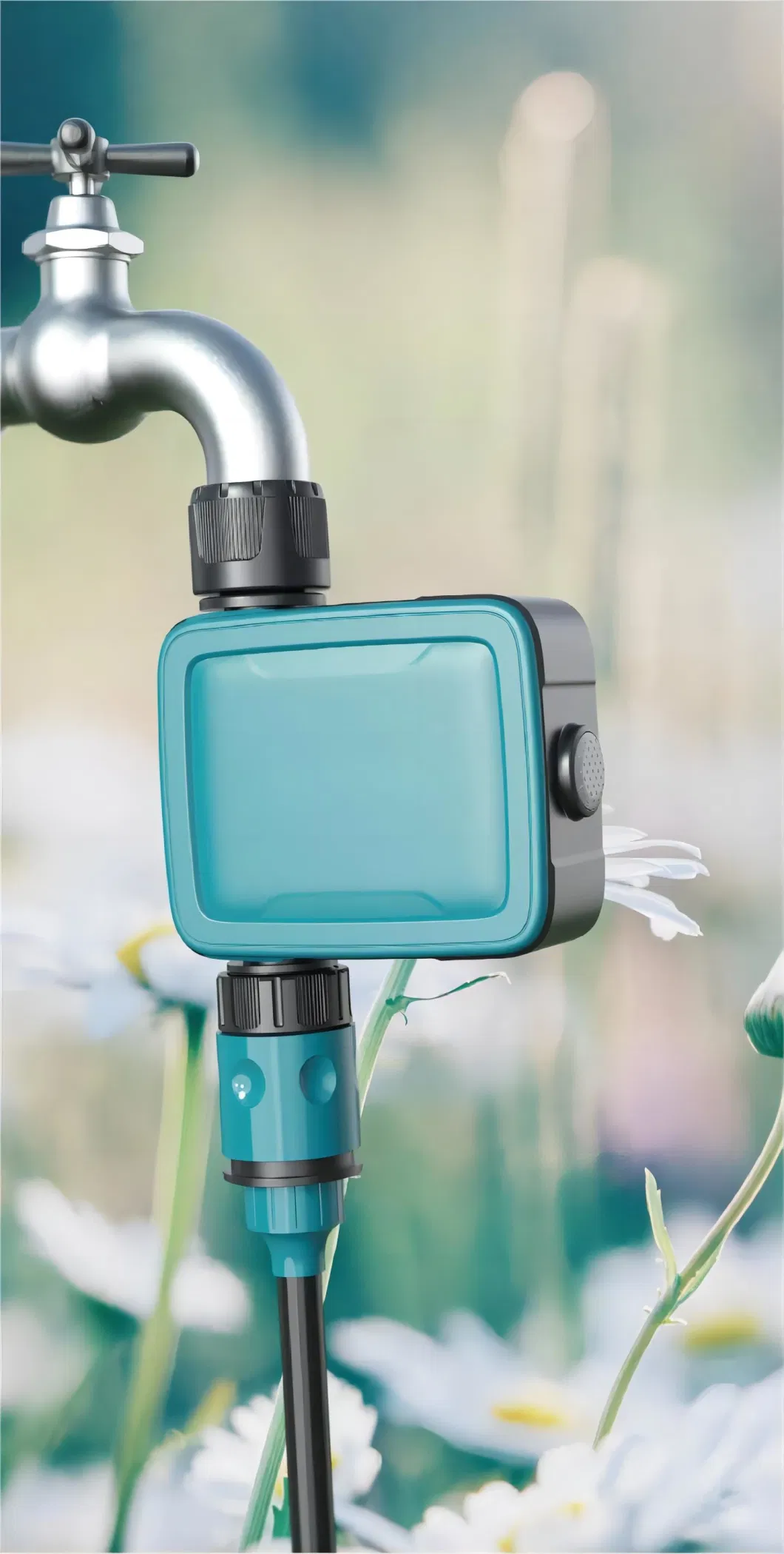 Xf Home Automatic Water Controller Garden Lawn Sprinklers Irrigation System Plastic Wireless Irrigation Digital Water Timer