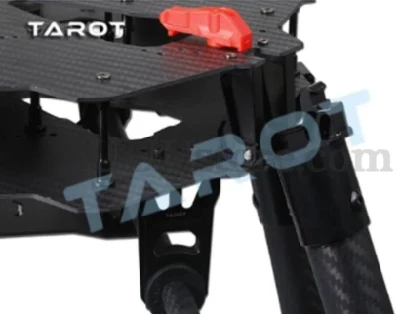 Набор из углеродного волокна Tl4X001 Tarot X4 Quadcopter с электрической выдвижной катушкой Посадочные салазки и складной рычаг для самостоятельной съемки с помощью фотоэлектрических элементов