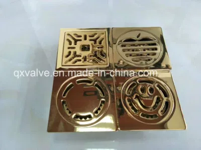 Новый стиль популярный продукт Gold сталь покрытие пола Душ для дренажа отель