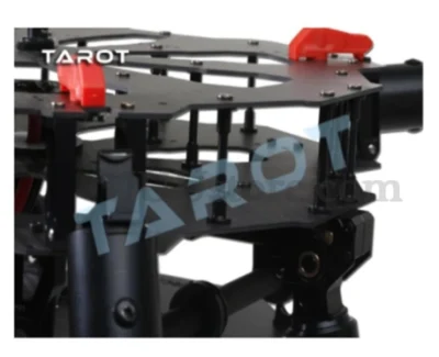 Набор из углеродного волокна Tl4X001 Tarot X4 Quadcopter с электрической выдвижной катушкой Посадочные салазки и складной рычаг для самостоятельной съемки с помощью фотоэлектрических элементов