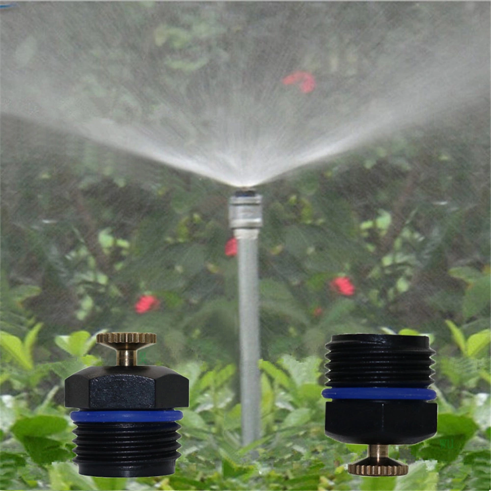 Garden Plastic 1/2 Inch Male Thread 360 Degree Refraction Misting Nozzle Lawn Farm Irrigation Sprinkler