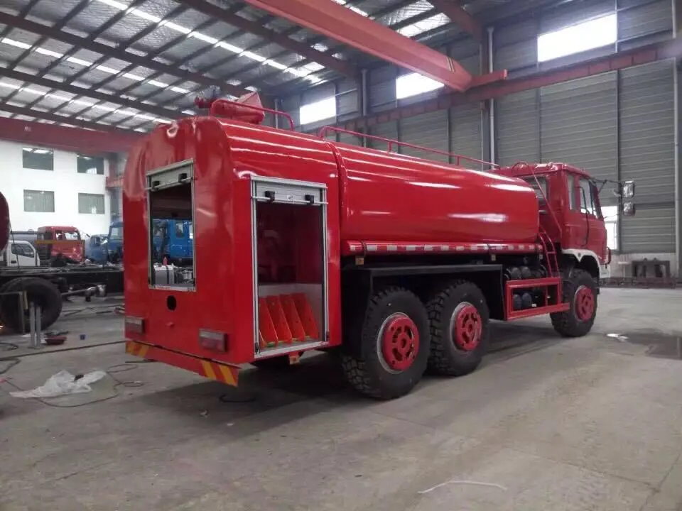 All Wheel Drive 6X6 Fire Water Tanker off Road Truck (Dongfeng Left Right Hand Drive) Water Tank 8000liters with Fire Montior, Fire Pump