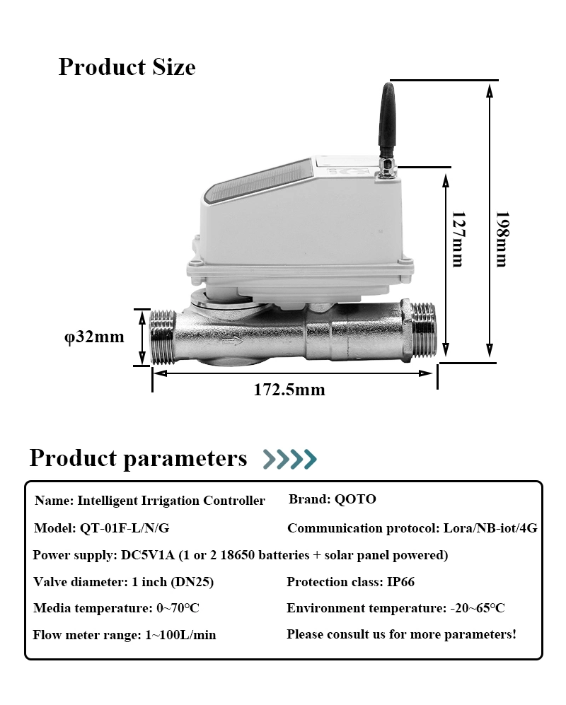 Lora 433.075-434.79 MHz Remote Valve Controller