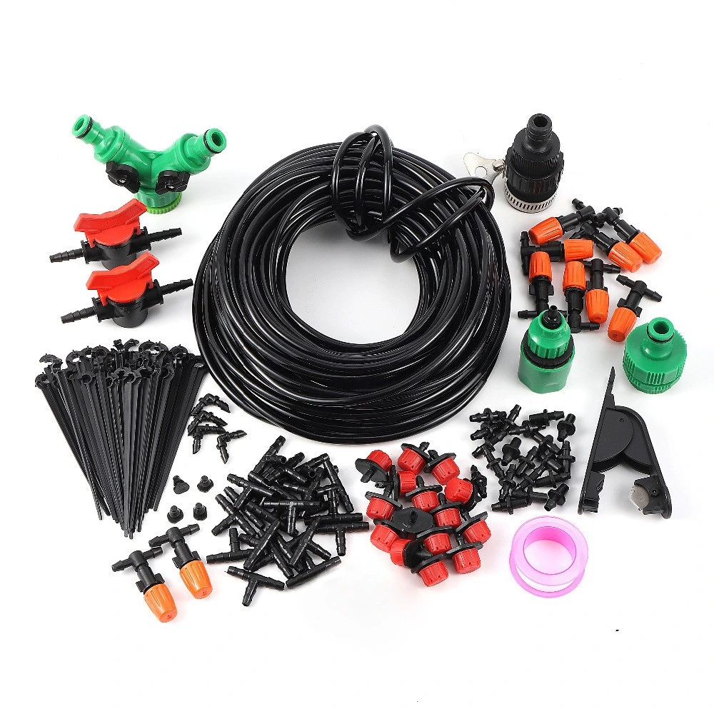 Garden Micro Irrigation System Automatic Misting Nozzle Drip Watering Kit for Greenhouse Agriculture Planting