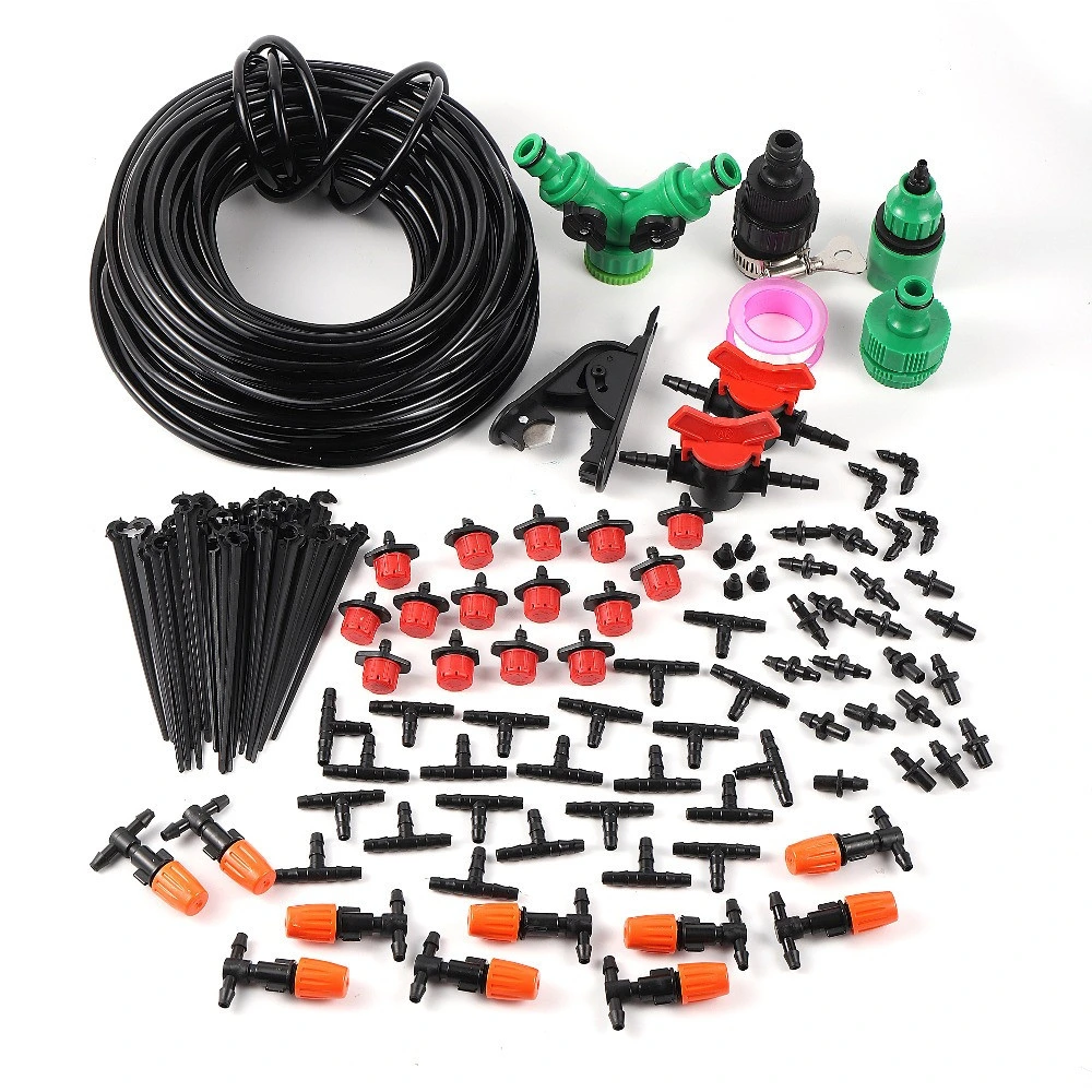 Garden Micro Irrigation System Automatic Misting Nozzle Drip Watering Kit for Greenhouse Agriculture Planting