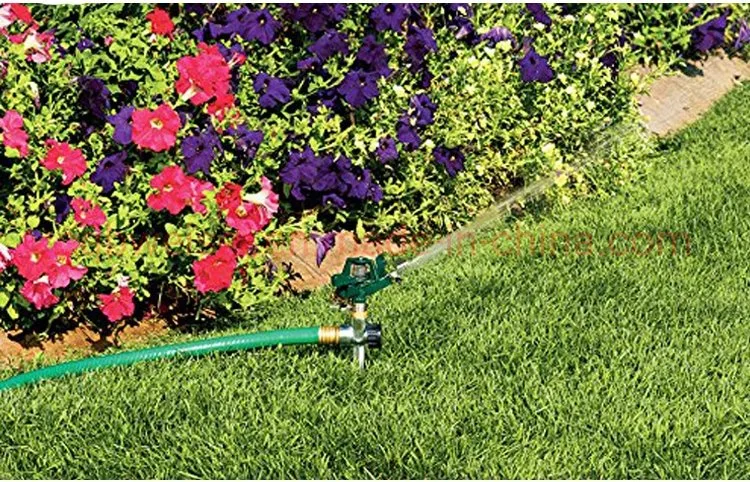 Heavy Duty Metal Impact Sprinkler with 2-Way Znic Spike