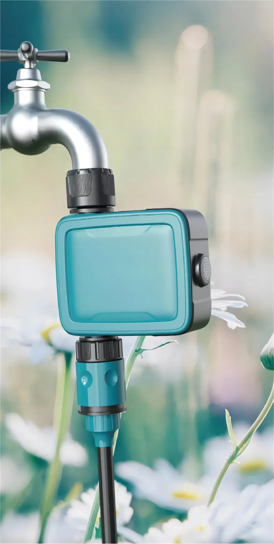Xfdz Home Garden Farm Automatic Irrigation Sprinkler Hose Water Timer with Rain Sensor Function