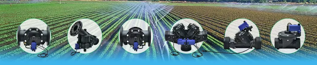 Xf DN125 5 Inch Agricultural Irrigation Solenoid Valve Latching DC6V Built-in Remote Flow Sensor