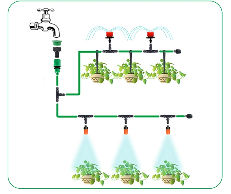 Water Saving System Automatic Sprinkler Garden Drip Irrigation Kits Garden