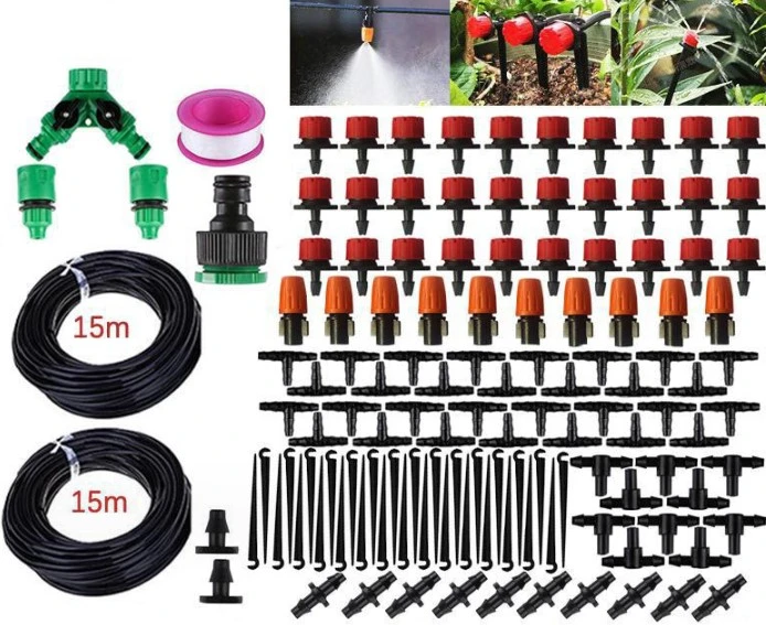 Popular 30m Automatic Drip Irrigation System Garden Irrigation Spray Self Watering Kits