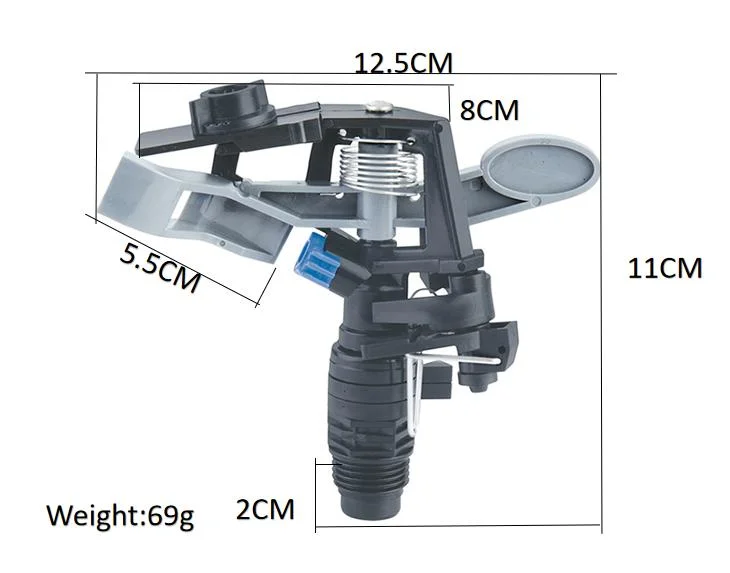 Basic Customization 1/2&prime; &prime; Controllable Angle a Wide Range of Rotating Rocker Arm/Impact Rotating Sprinkler Sprinkler