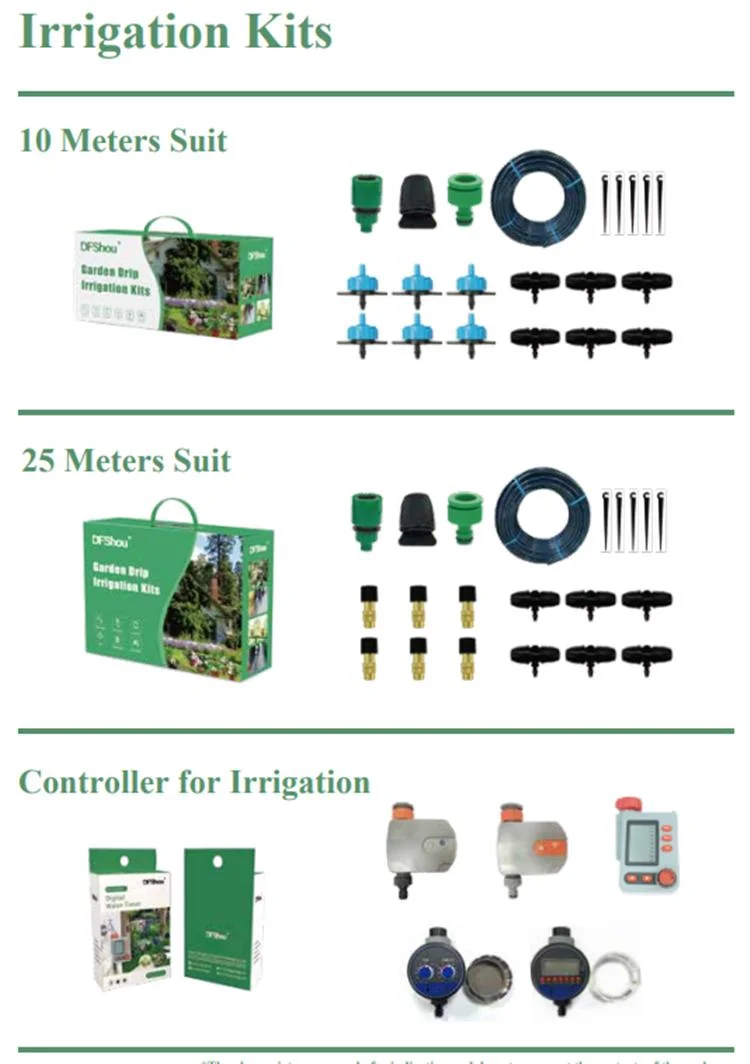 Custom Patio Automatic Watering Set Sprinkler Micro Drip Irrigation Kits for Small Farms