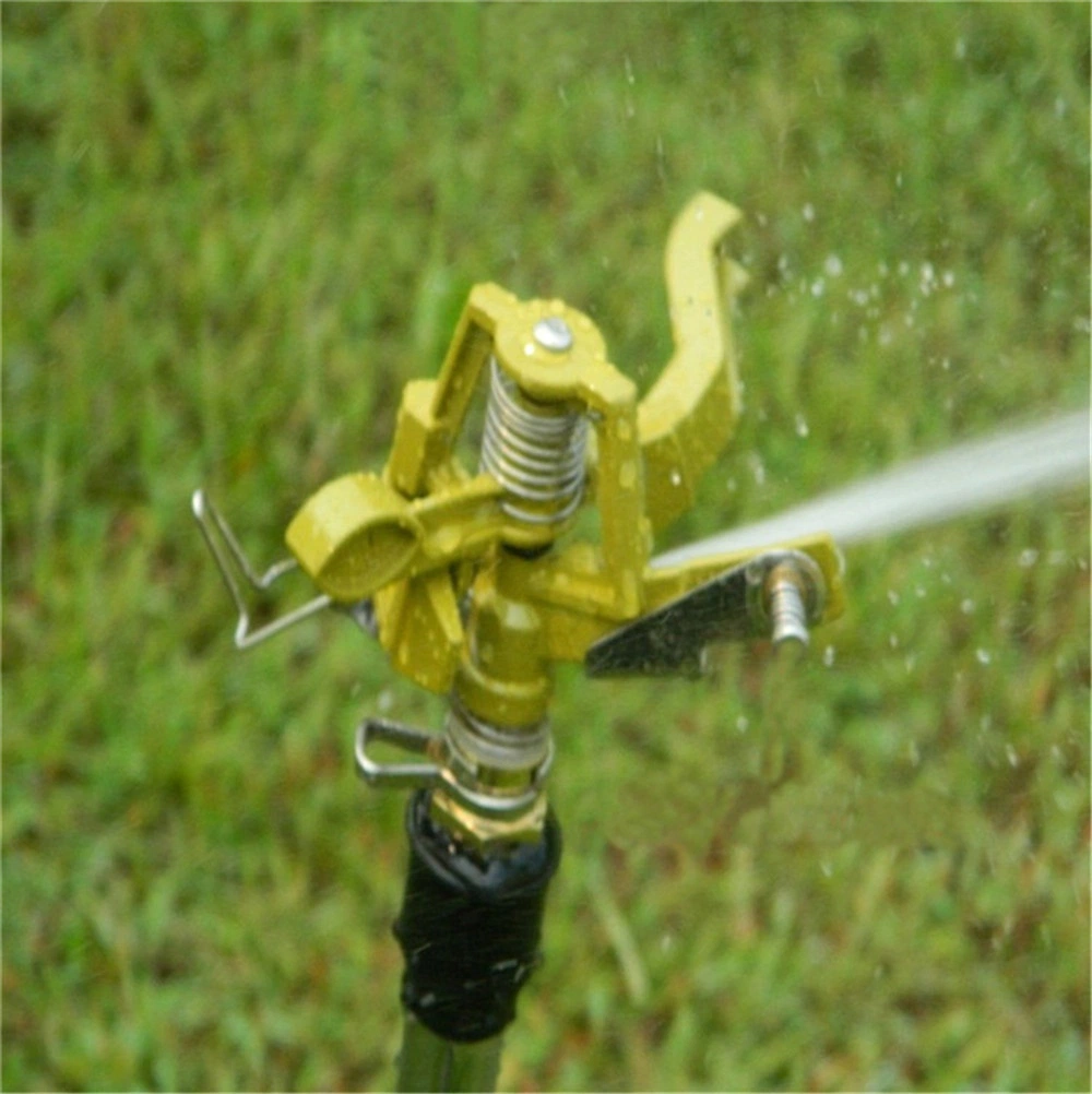 Adjustable 15-360 Degree 1/2 Inch Male Thread Brass Rotatory Garden Irrigation Impact Sprinkler