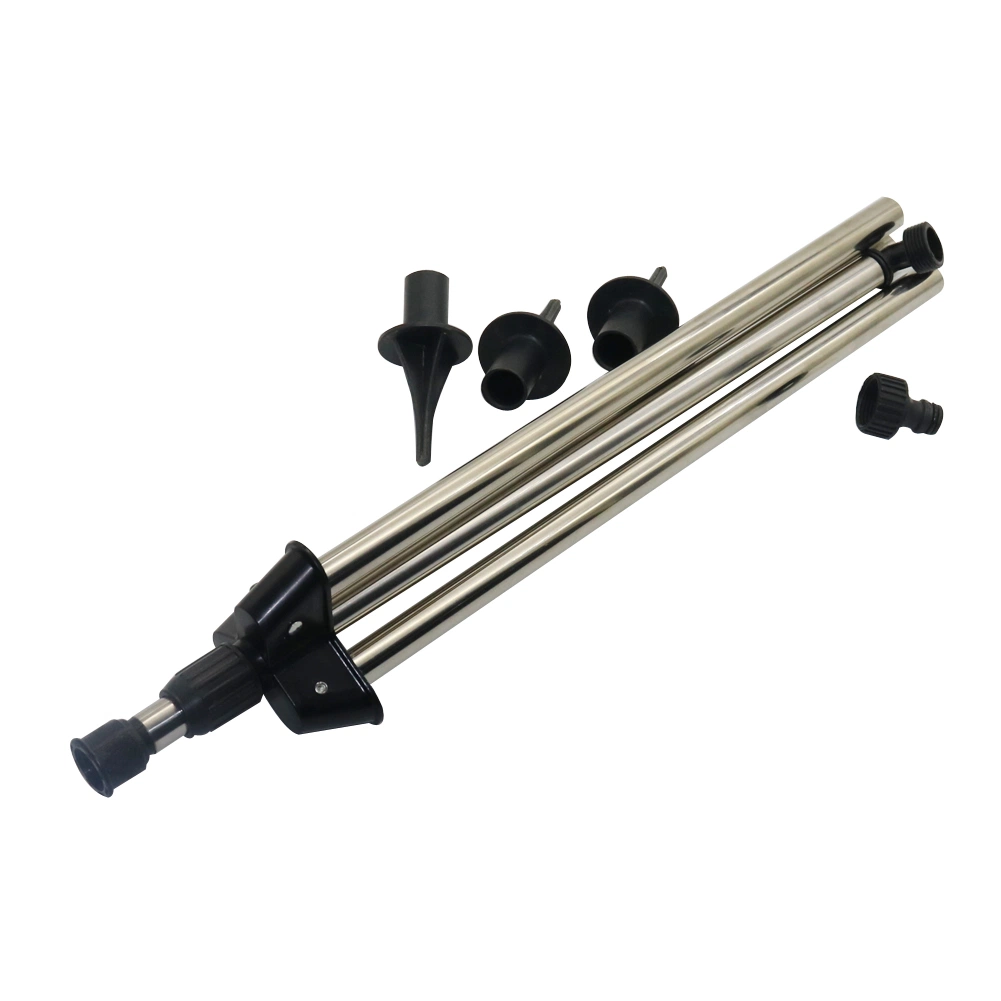 Sprinkler Pulsating Telescopic Watering Lawn Garden 1/2&quot; Female Thread Tripod Impulse with Quick Connector