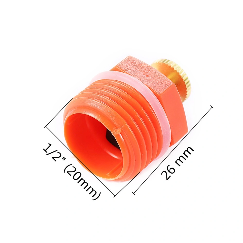 Garden Irrigation Refraction Nozzle Adjustable 1/2 Inch Male Thread 360 Degree Plants Vegetable Lawn Mini Watering Misting Sprinkler