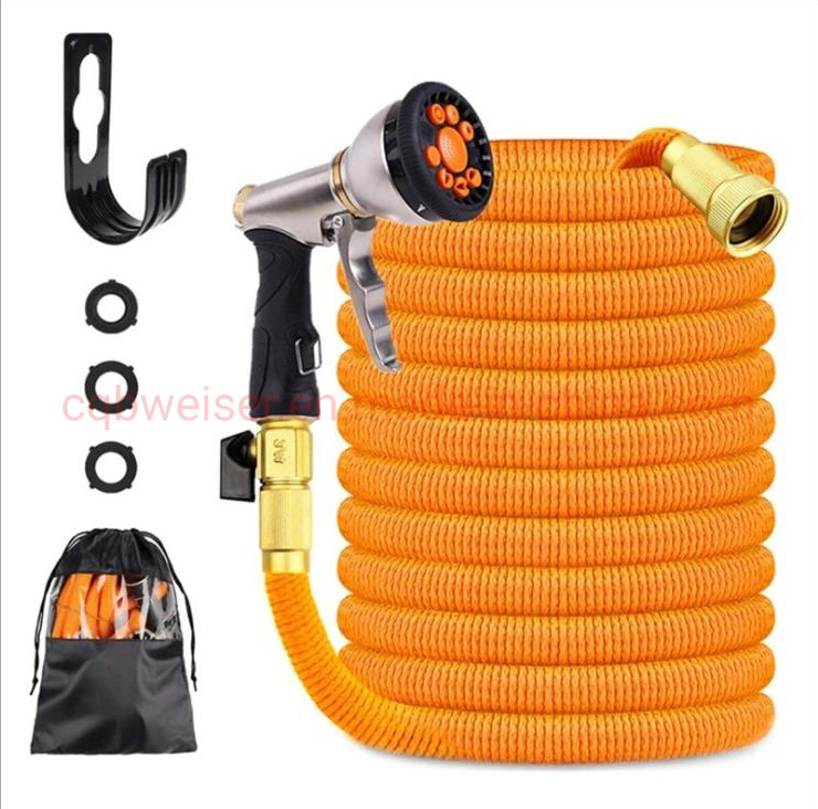 Flexible Lawn Watering Hose Reel Gun Expandable Garden Water Hose