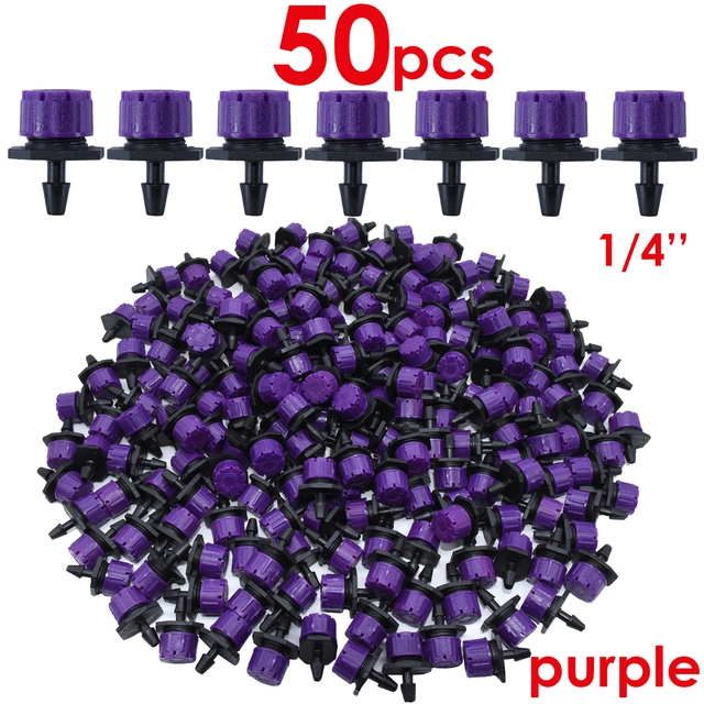 30-1000PCS 4/7mm Garden Irrigation Nozzle Adjustable Dripper Watering Sprinkler Emitter Micro Drip Balcony Yard Greenhouse