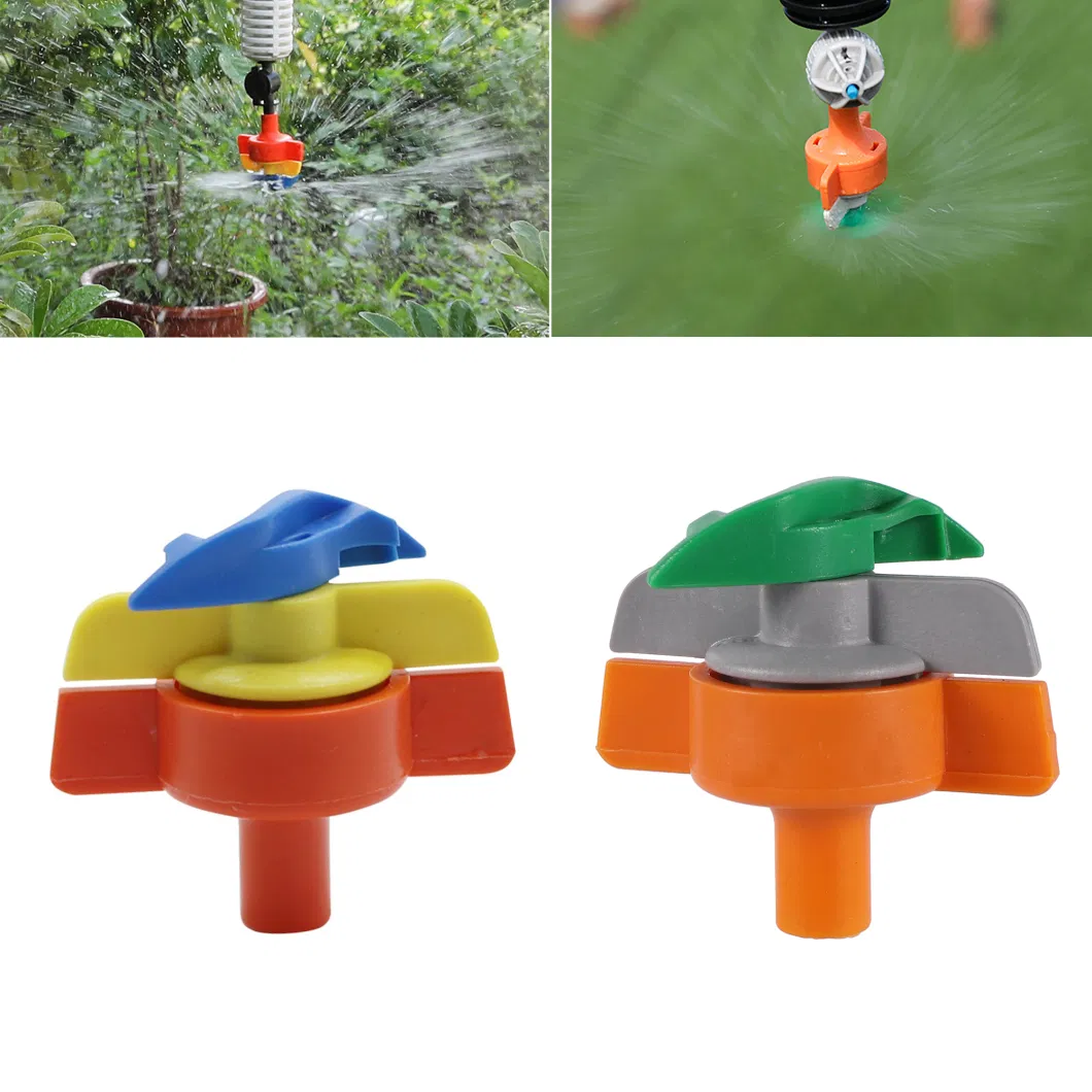 360 Degree Rotating Micro Agriculture Hanging Irrigation Sprinkler Nozzle Automatic Watering Garden Sprinklers