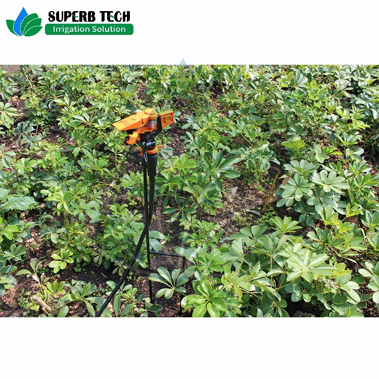 Garden Irrigation Plastic Impact Sprinkler Water Saving Adjustable Sprinkler