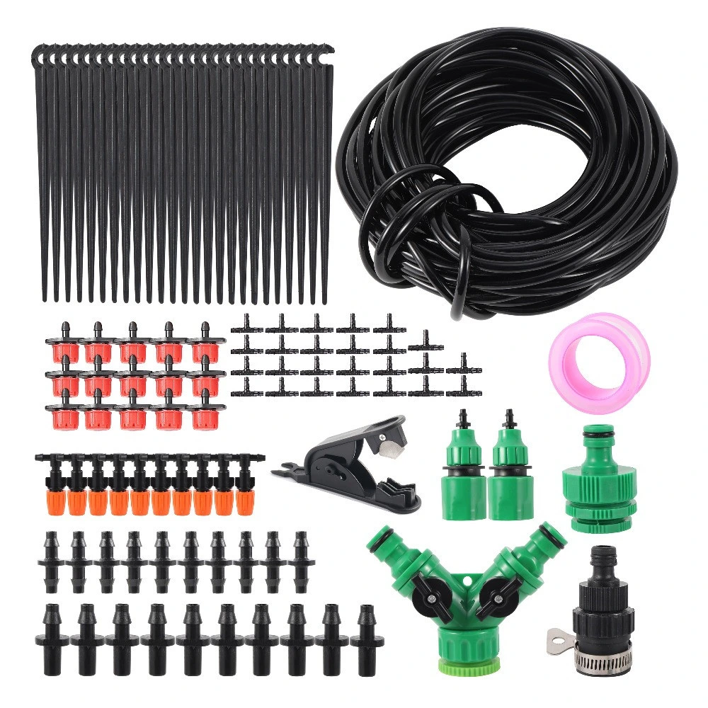 Garden Micro Irrigation System Automatic Misting Nozzle Drip Watering Kit for Greenhouse Agriculture Planting