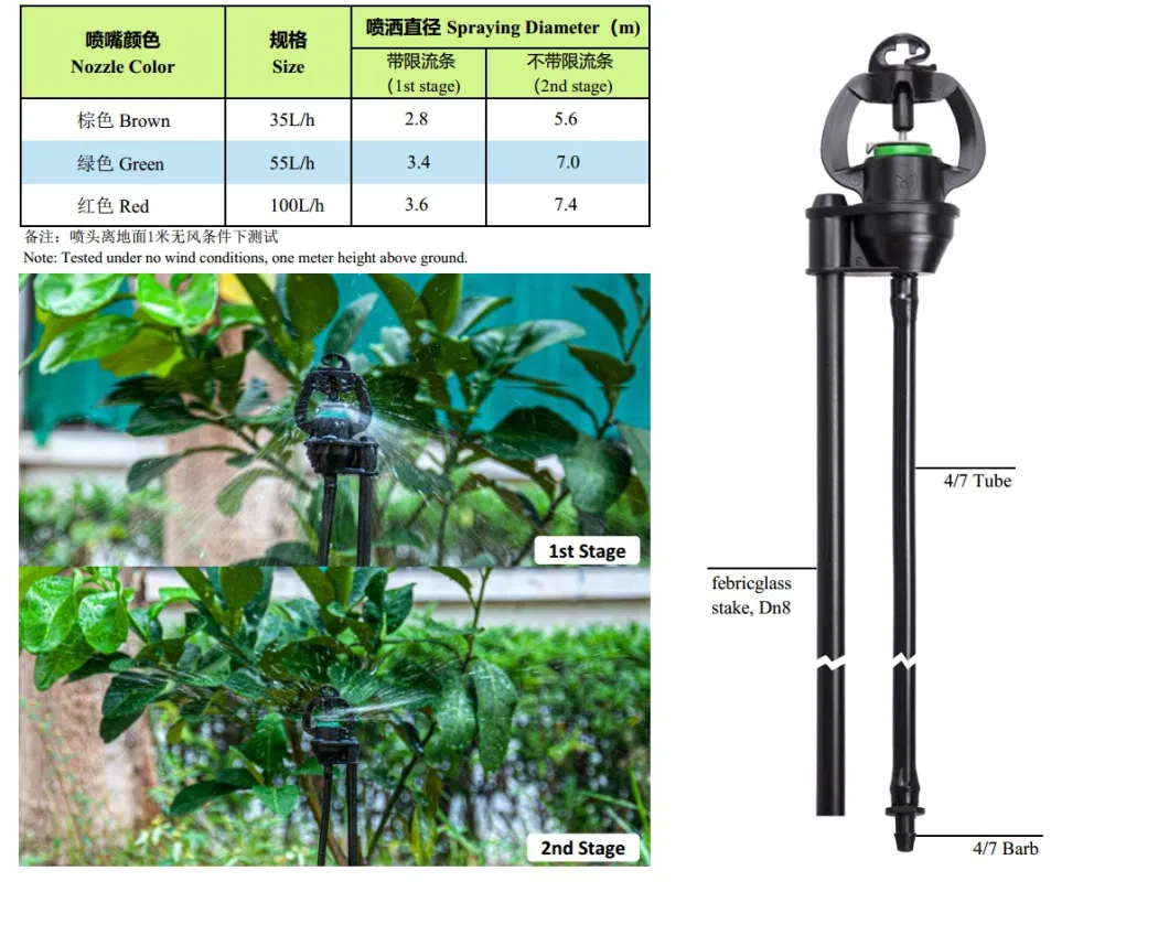 PC Micro Sprinkler Agriculture Irrigation System