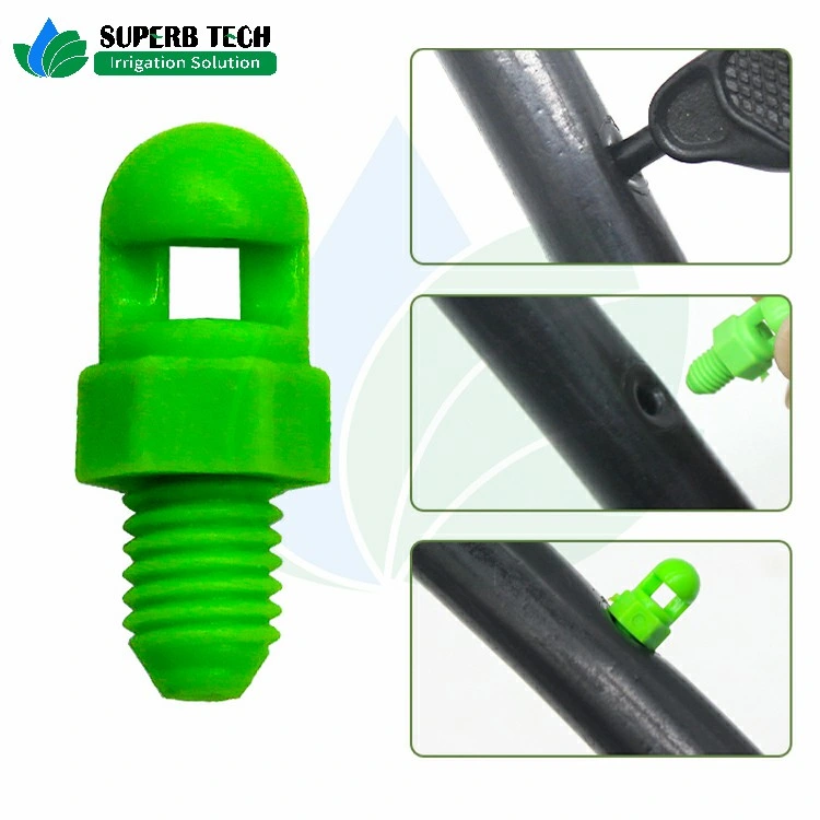 Male Thread Mini Sprinkler Fogger Mist Sprayer for Greenhouse Irrigation