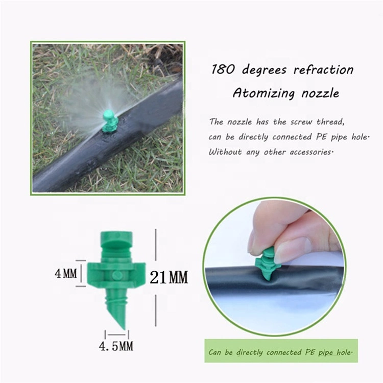 90 180 360 Degree Refraction Nozzle Agriculture Garden Irrigation Micro Misting Sprinkler