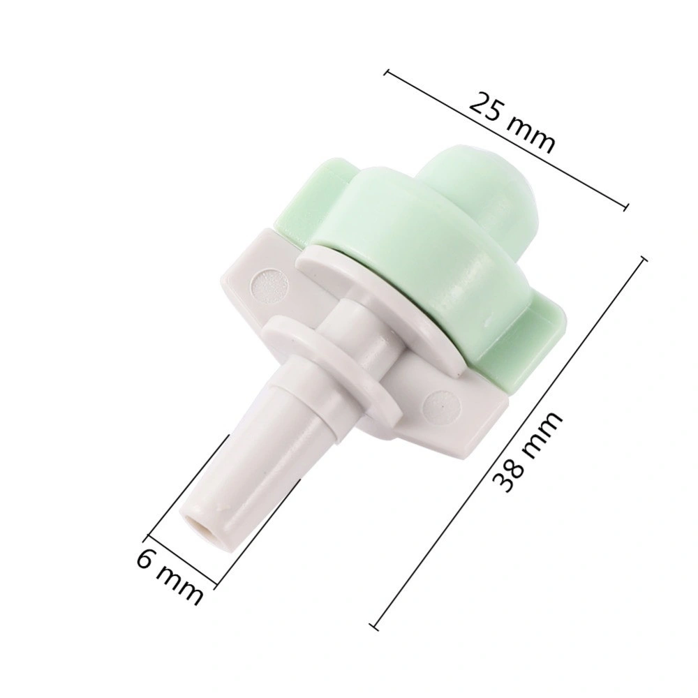 6mm Interface Atomizing Micro Spray Nozzles Single Misting Nozzle Garden Greenhouse Fogger Cooling Humidification Fitting