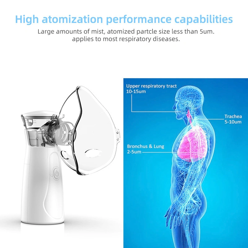 Ultrasonic Portable Handheld Children&prime;s Adult Compressor Nebulizer Micro Mesh Nebulizer