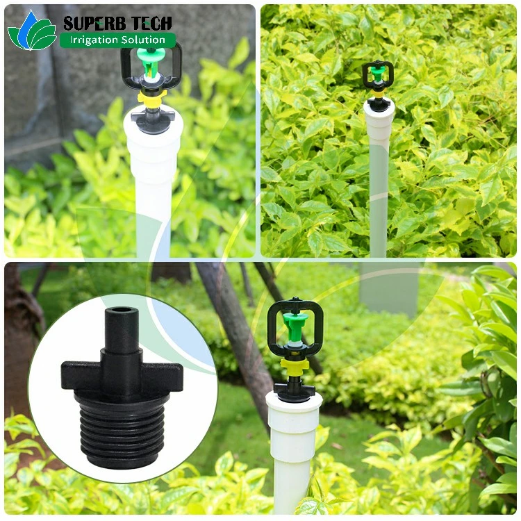 External Thread Micro-Spray Plastic Sprinkler Head for Agriculture and Forestry Irrigation