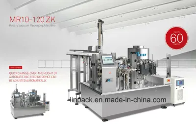  Mr8-120zk Dried Tofu Rotary Vacuum Packaging Machine