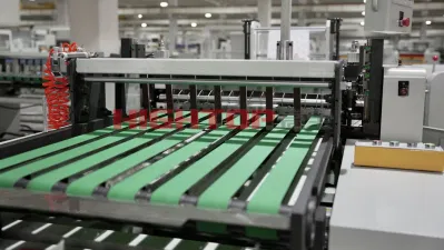Factory Price Mg Paper Hamburger Paper Food Packaging Paper Cutting Machine with Color Sensor