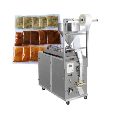  Peanut Butter Chili Sauce Tomato Paste Shampoo Sachet Pouch Filling Packing Machine