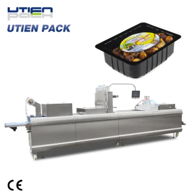 Thermoforming Modified Atmosphere Packaging Machine for Palm Dates, Vacuum and Gas Flush, Food Packing