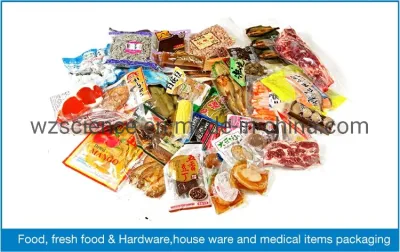 Flexible Stretch Film Thermoforming Rollstock Machine for Vacuum Packaging Pizza Cheese Meat Sausage Fish