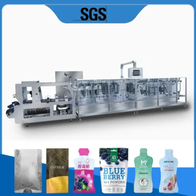  Automatic Horizontal Doypack Zipper Seal Stand up Pouch Bag Fill Grain Granule Rice Sugar Food Chips Packing Machine