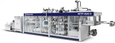  Automatic Multi-Station Thermoforming Machine for Lunch Packing /Egg/Tray Container