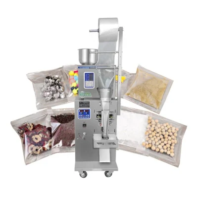  200g 1 Kg 1kg 5kg Fully Automatic Bag Rice Weighing Packing Machine Seal Fill Seed Sugar Bean Cooked Puffed Paper Cacao