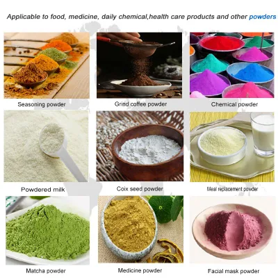 Automatic Chilly Powder 100g 200g 500g Packaging Machine Paprika Chili Condiment Food Bag Multifunctional Packing Filling Machine