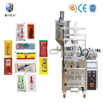  50%off Fully Automatic Sachet Liquid Honey Tomato Paste Ketchup Sauce Juice Hand Sanitizer Jelly Oil Peanut Butter Packaging Machine Basic Customization
