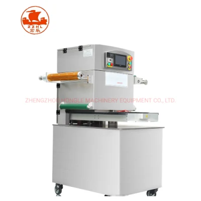  Automatic Meat Seafood Sandwich Vacuum Packing Food Tray Sealing Packaging Machine