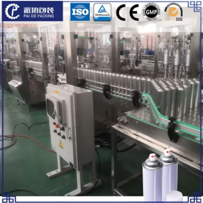 High Repurchase Rates Products Automatic Air Freshener Liquid Food Packaging Machine Aerosol Cans Spray Bottles Filling Crimping Machine