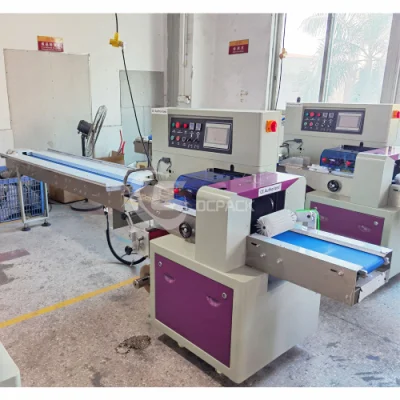  Multifunction Flow Wrap Machine Lettuce Fresh Herb Vegetable Packing Machine Price