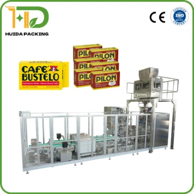  Yeast Powder French Roast Coffee Vertical Bag Making Packing and Sealing Machine Ground Coffee Brick Packing Machines Fully Automatic Vacuum Packaging Machine
