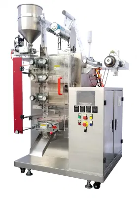  Vffs Granular/Soy/Sauce/Vinegar/Oil/Coffee/Honey/Powder/Paste/Seasoning/Sugar Packin Sachet Strip Pouch Automatic Sealing Filling Food Packing Packaging Machine