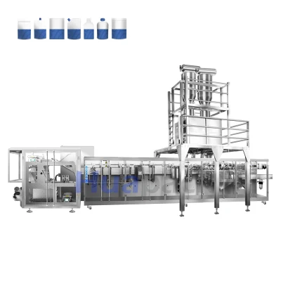 Multi-Function Horizontal Automatic Food Snack Ziplock Zipper Doypack Stand up Pouch Granules Bag Form Fill Seal Filling Sealing Packing Packaging Machine