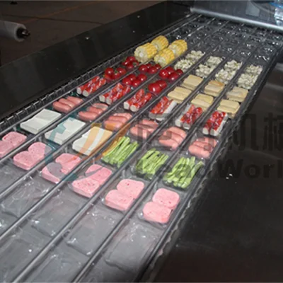 Salmon Fillet Skin Packing Line Frozen Fish Vacuum Thermoforming Packaging Machine