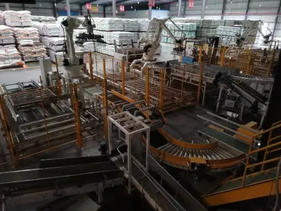 Fully Automatic Packing Line Hamburger/ Burger/ Buns/ Cake/ Hot Dog/ Bread Packaging Wrapping Machine with Slicer
