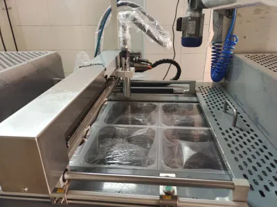 Leadworld Food Meat Fruit Sealer Packaging Automatic Thermoforming Dates Skin Vacuum Packing Machine
